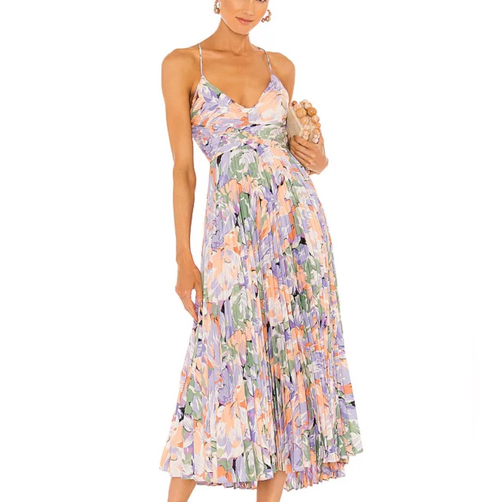 Astr Pastel Floral Maxi Dress